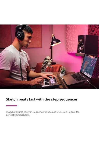 Flkey Mini — Taşınabilir 25 Tuşlu, Usb, Müzik Prodüksiyonu Için Fl Studio Entegrasyonlu fırsatları