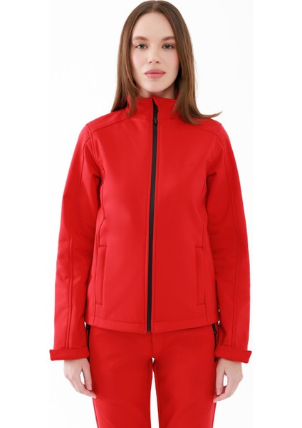 Splint Kadın Softshell Mont Kırmızı
