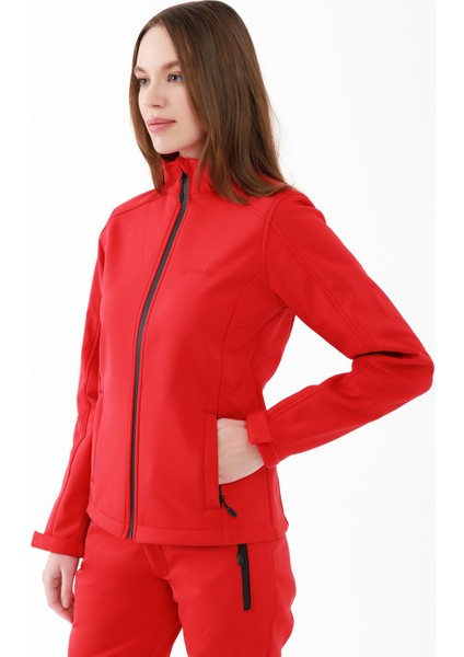 Splint Kadın Softshell Mont Kırmızı