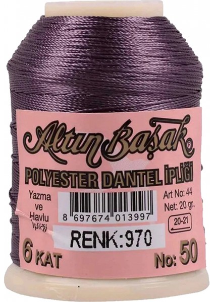 3 Adet Altınbaşak Oya ve Dantel Ipi 20 gr - Royaleks - No: 970 modelleri