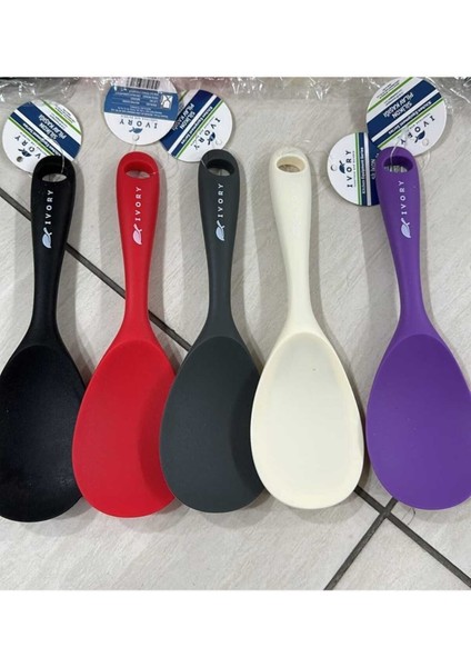 5'li Silikon Geniş Uçlu Kaşık
