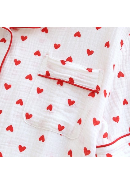 Organik Pamuk Müslin Kumaş Pijama Takımı (3'lü) modelleri