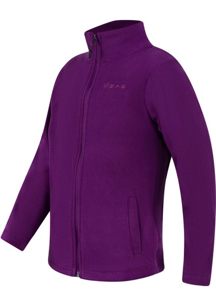 Crystal Çocuk Tam Fermuarlı Ince Polar Sweatshirt