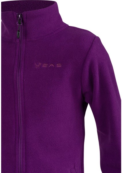 Crystal Çocuk Tam Fermuarlı Ince Polar Sweatshirt