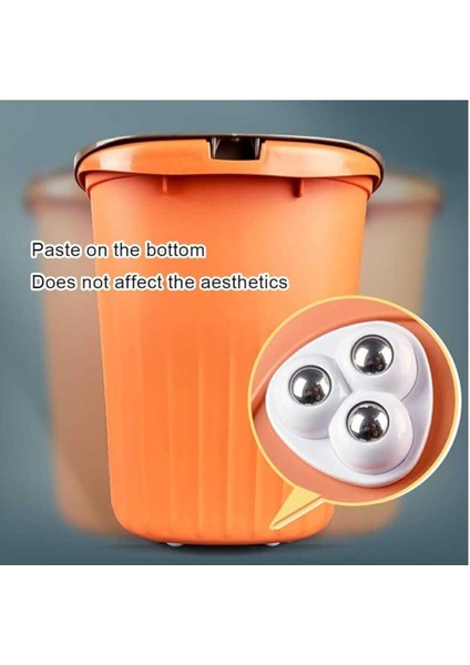 Bilyeli Eşya Kaydırma Aparatı 4 Lü Döner Tekerlekli Eşya Taşıma Aparatı Paslanmaz Çelik