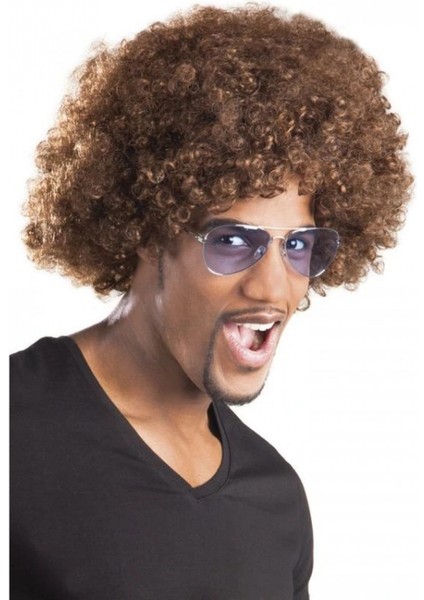 Kahve Renk Kıvırcık Afro Bonus Peruk fiyatları