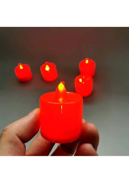 3'lü Alevsiz LED Mum Işığı Pille Çalışan indirimleri