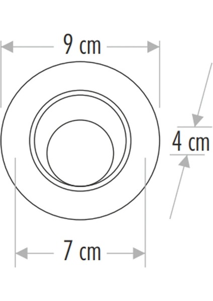 Cata Ct 5204 LED Spot 7W 3200K Gün Işığı fiyatları