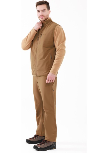 Wayne Merino Yünlü Unisex Yelek Kahve