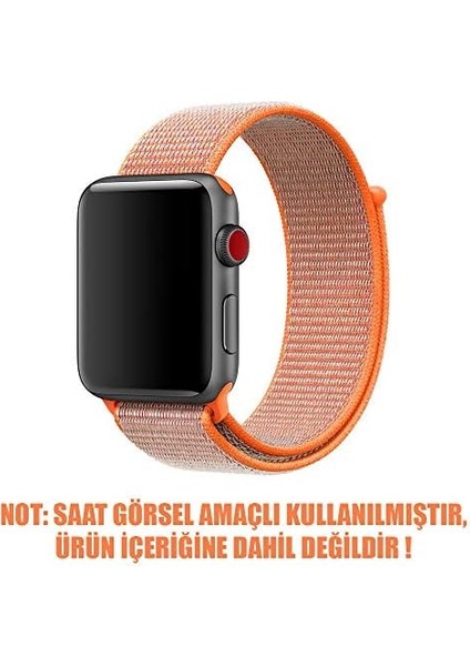 Series 3 42MM Için Kordon Hasırlı Woven Spicy Orange modelleri