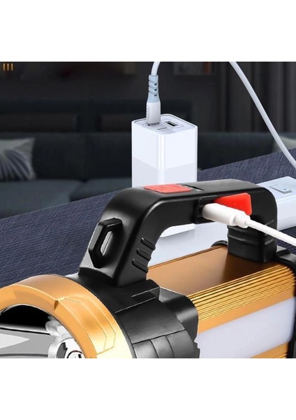 6 Mod Şarjlı El Feneri Projektör Tipi WT-615 fırsatları