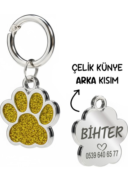 Çelik Simli Kedi Künyesi Kedi Isimliği