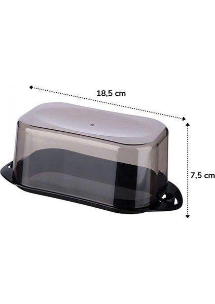 Kilitli Plastik Kapaklı Kahvaltılık Tereyağlık Peynirlik Erzak Saklama Kabı AP-9428 (4887) fiyatları