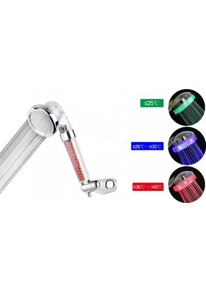 Renk Değiştiren LED Işıklı Duş Başlığı (4887)