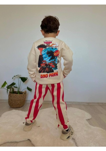 Baskılı Şardonlu Erkek Çocuk Ikili Eşofman Takımı fiyatları