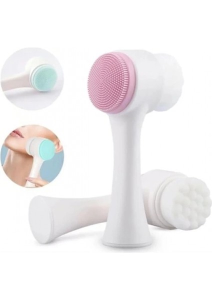 Ocean Çift Taraflı Cilt ve Yüz Temizleme Fırçası