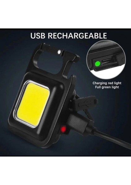 F.20A Mıknatıslı Kamp Feneri El Feneri 800 Lümen 30 Cob