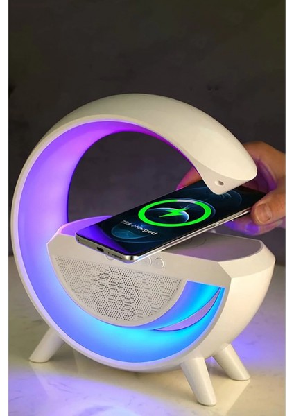 Kablosuz, USB Bağlantılı, Ekstra Uzun Pil Ömürlü, 7 Renk Seçenekli Ambiyans Işığı,telefon Şarj Standı BT2301 (4887) fırsatları