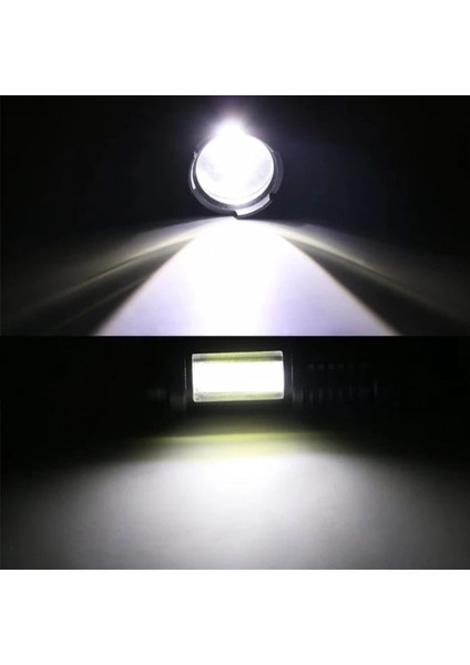 Wuben WB-017 Zoomlu Şarjlı Cob LED Güçlü El Feneri indirimleri