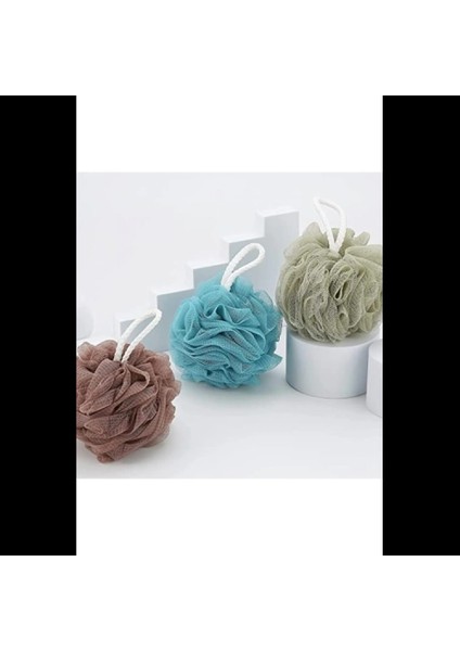 Banyo Lifi Yumuşak Top Lif Naturel Ponpon Banyo Lifi 35 gr Yumuşak Banyo Lifi modelleri