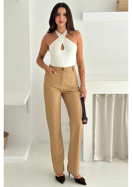 Içi Kadife Deri Pantolon