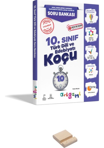 Origami 10. Sınıf Edebiyat Soru Bankası + Telefon Standı