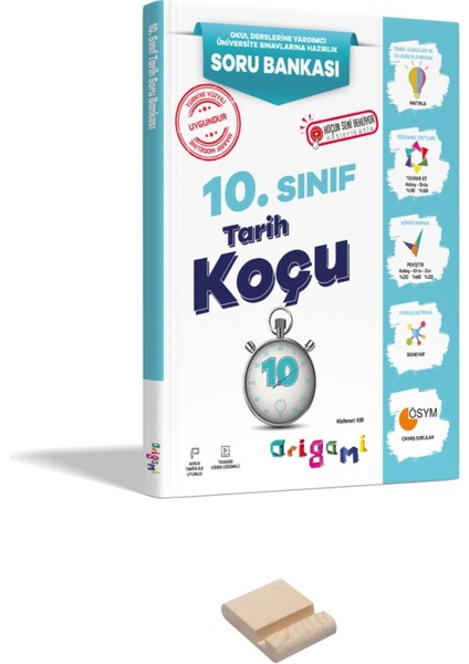 Origami 10. Sınıf Tarih Soru Bankası + Telefon Standı
