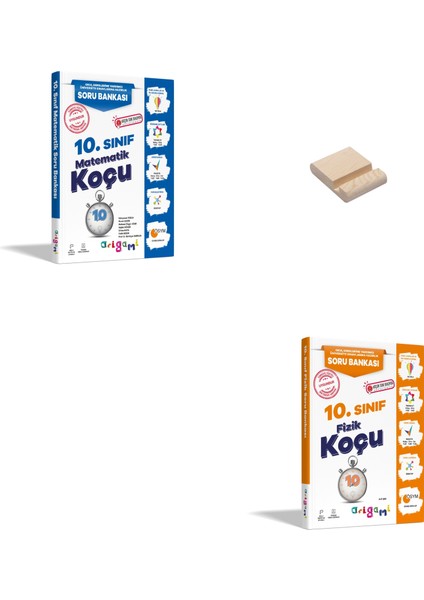 Origami 10. Sınıf Matematik ve Fizik Soru Bankası + Telefon Standı