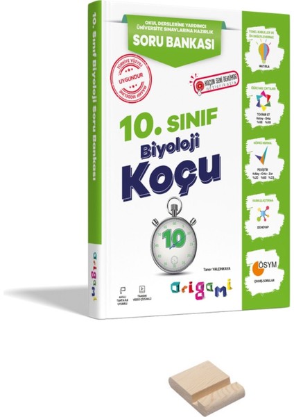 Origami 10. Sınıf Biyoloji Soru Bankası + Telefon Standı