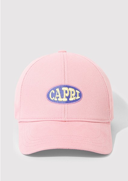 Capri Nakışlı Pembe Şapka 1913313-17865