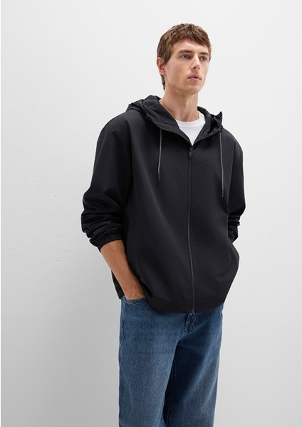 Kapüşonlu Siyah Mont 0110641-71379