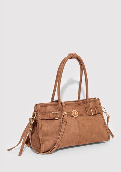 Suni Süet Kahverengi Omuz Çantası 1913474-71179