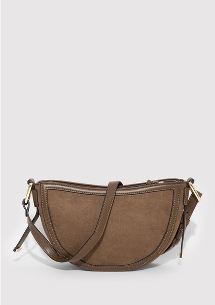Suni Süet Haki Çapraz Çanta 1913385-82048
