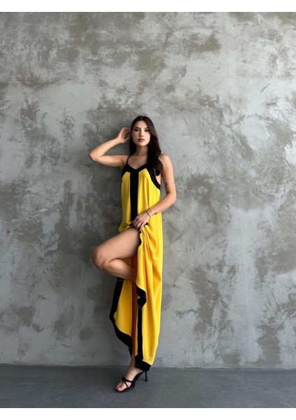 Askılı Maxi Boy Elbise fiyatları