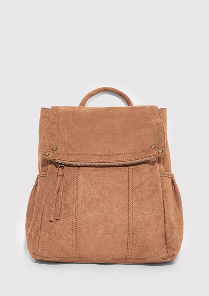 Suni Süet Kahverengi Sırt Çantası 1913388-80713