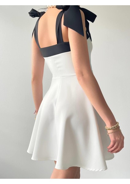 Cloche Omuzu Fiyonklu Elbise fiyatları