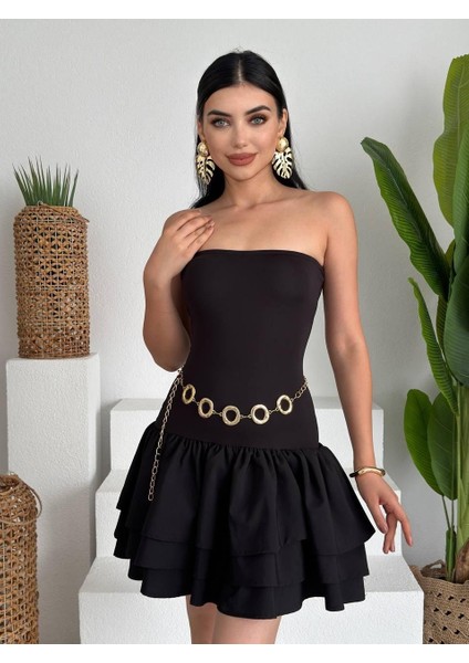 Vosges Straplez Mini Elbise