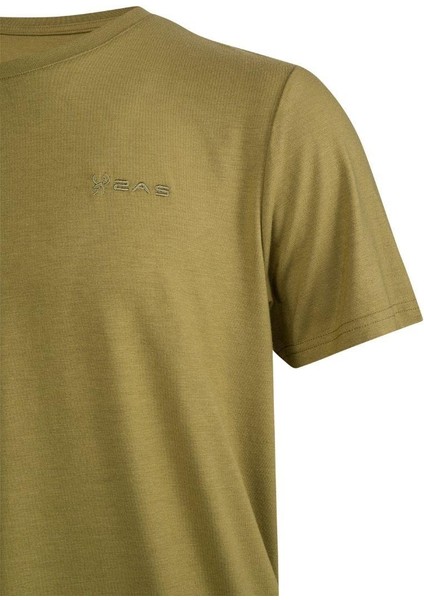 Winson Erkek Viloft Sıfır Yaka T-Shirt Yeşil