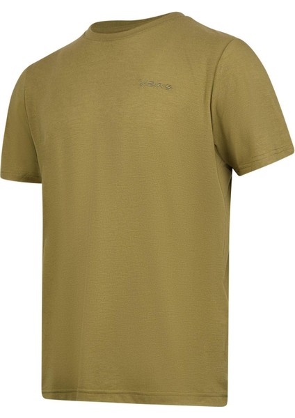 Winson Erkek Viloft Sıfır Yaka T-Shirt Yeşil