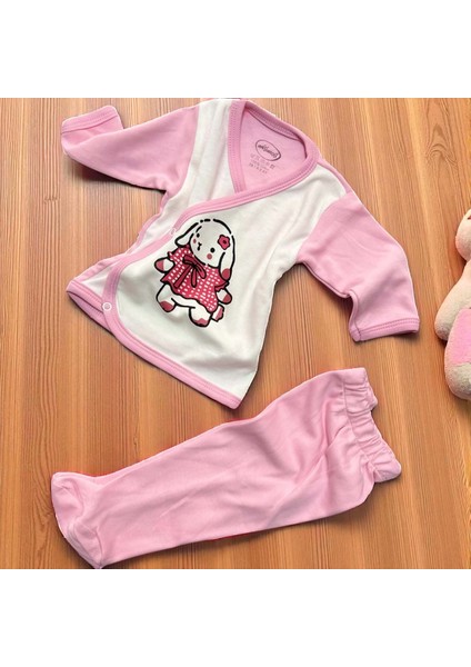 Baskılı 10LU Hastane Çıkışı - Diğer Markalar - RZ0006 - Pembe - 0 - 3 Ay - RZ0006-PEMBE-0 - 3 Ay Pembe