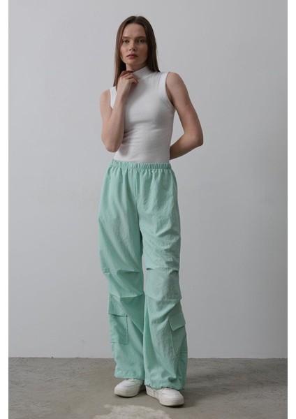 Paraşüt Cargo Pantolon - Mint