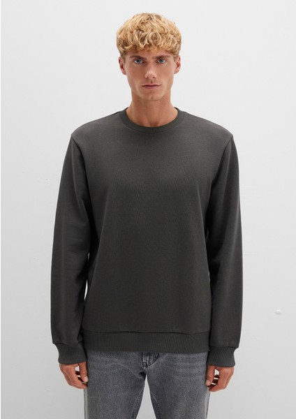 Bisiklet Yaka Yeşil Sweatshirt 0S10421-70090