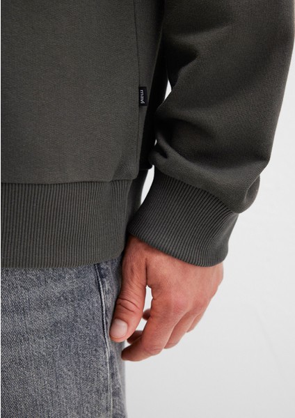 Bisiklet Yaka Yeşil Sweatshirt 0S10421-70090