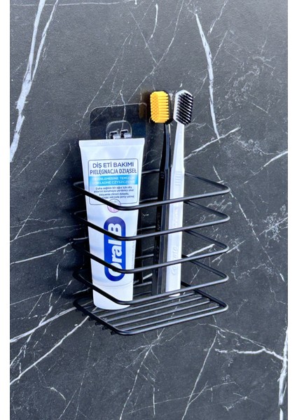 Yapışkanlı Dekoratif Diş Fırçası Tutacağı, Pratik Banyo Organizeri fiyatları