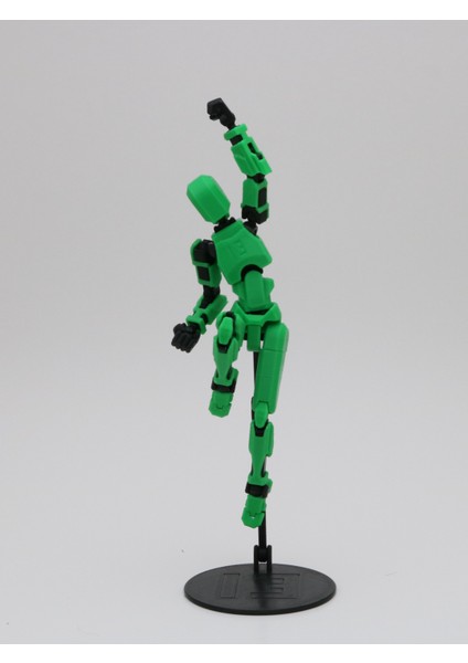 Lucky 13 Titan 13 Dummy Hareketli Figür Farklı Renklerde 14 cm Hareketli Eklem Dummy Hareketli Figür 3D Baskı Asker figür mannequin 14cm ,11 çift farklı el işaretleri ve mini sandık indirimleri