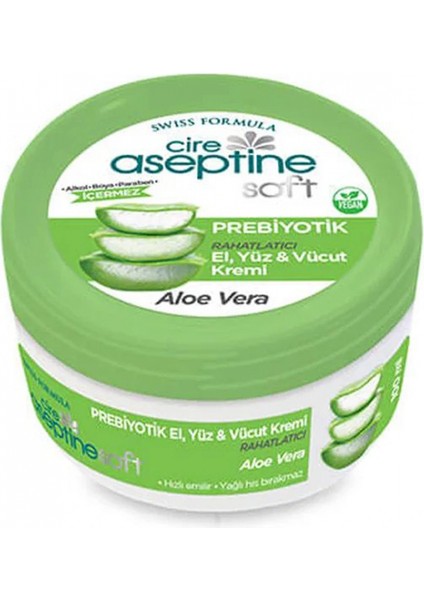 Cire Aseptine Soft Aloe Vera Özlü Yatıştırıcı Besleyici Prebiyotikli Krem 100 ml fiyatları
