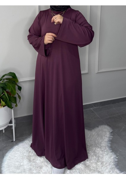 Butik Oyhso Kumaş Abaya Kol Büyük Beden Uyumlu Günlük Elbise modelleri