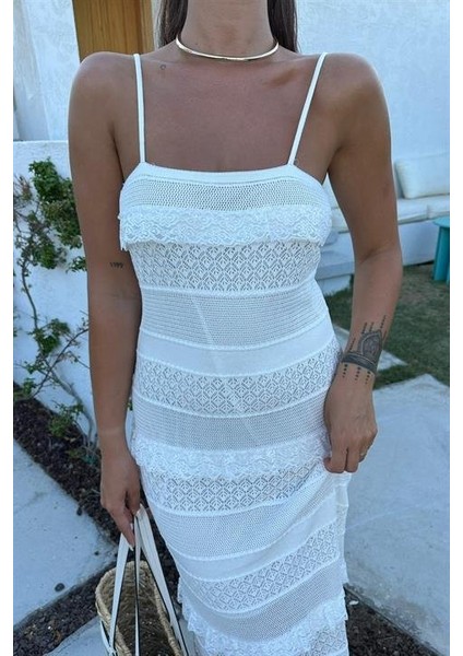 Regina Dantel Detay Elbise 2754-01