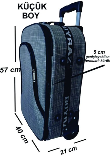 2 Tekerli Körüklü Su Geçirmez Kumaşdan Küçük Kabin Boy Valiz 55 cm fiyatları