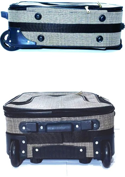 2 Tekerli Körüklü Su Geçirmez Kumaşdan Küçük Kabin Boy Valiz 55 cm modelleri